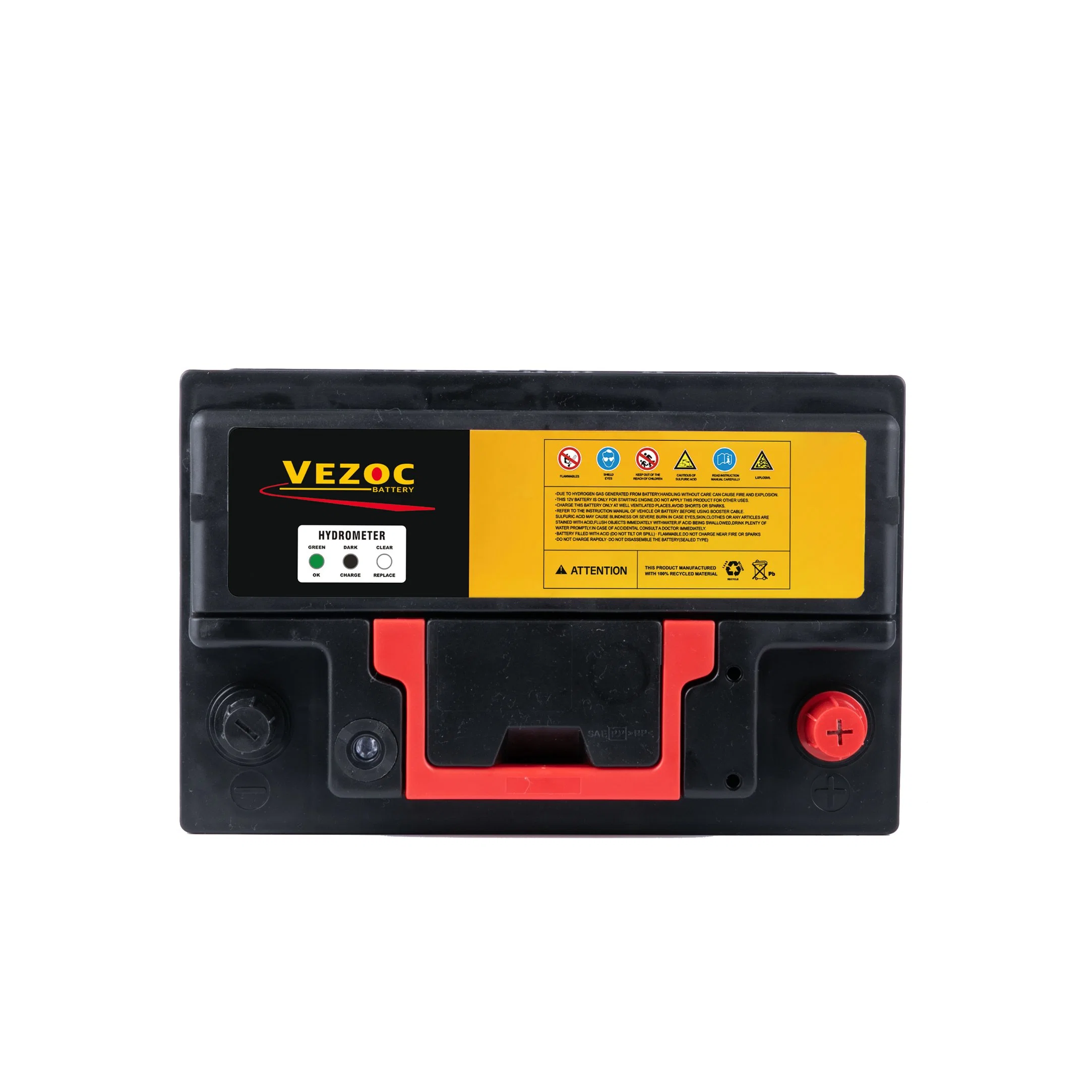 DIN75 European Standard Automobile Battery 57512 Maintenance Free Car Battery 12V Battery