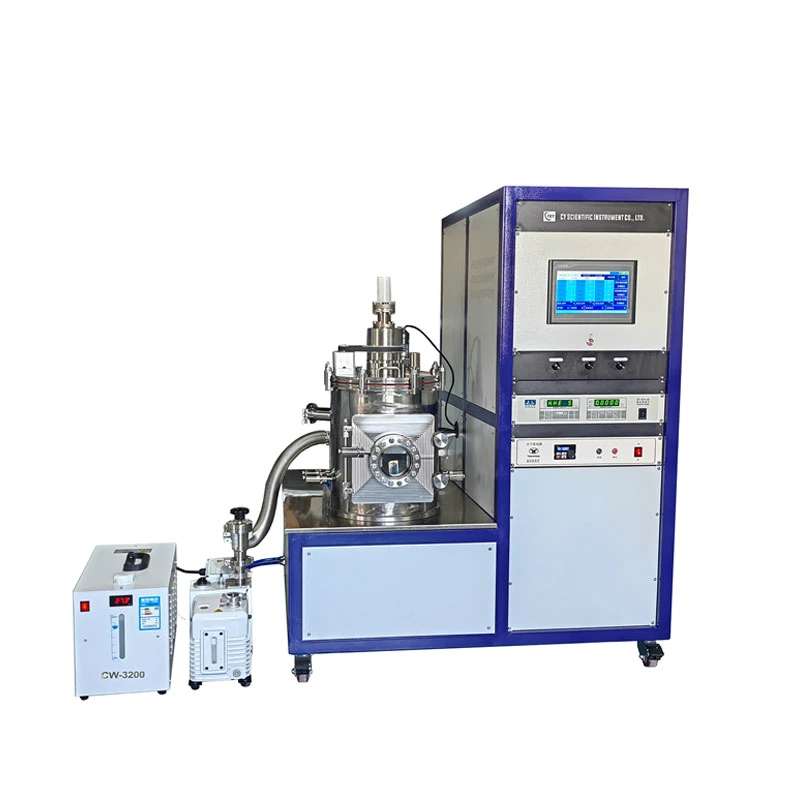 Three Source High Vacuum Evaporation Coater