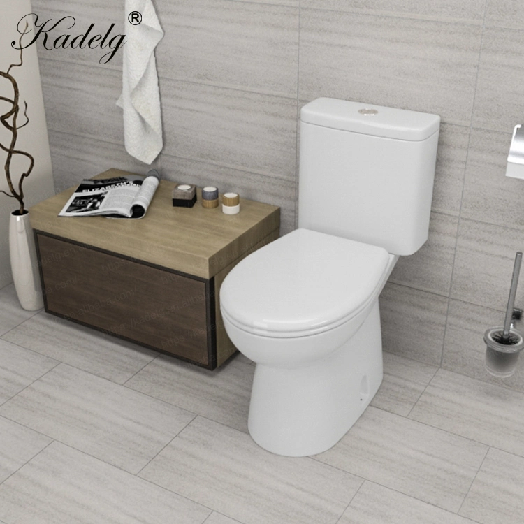 China Manufacture Cheap Watermark Toilet Ceramic Two Piece Toilet