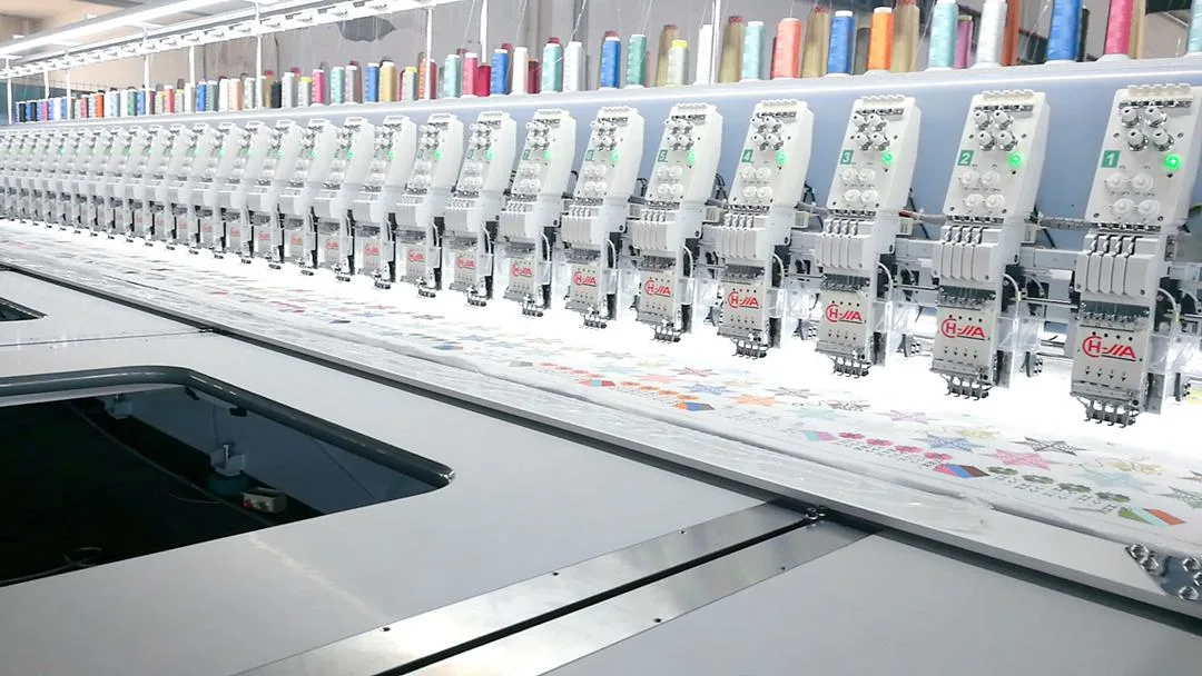 High Speed 30 Heads Flat Embroidery Machine