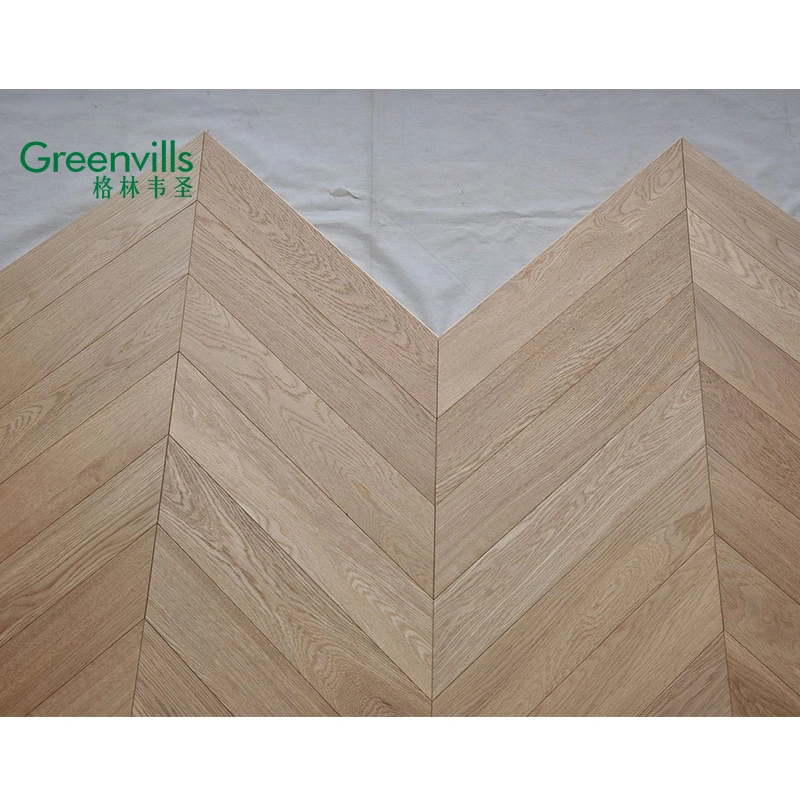 Novel Design Chevron/Fishbone Engineered Real Wood Oak Flooring Parkett/Timber Flooring