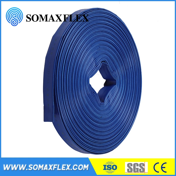 High quality/High cost performance  Lay Flat Water Hose Agriculture Drainage Irrigation PVC Layflat Hose