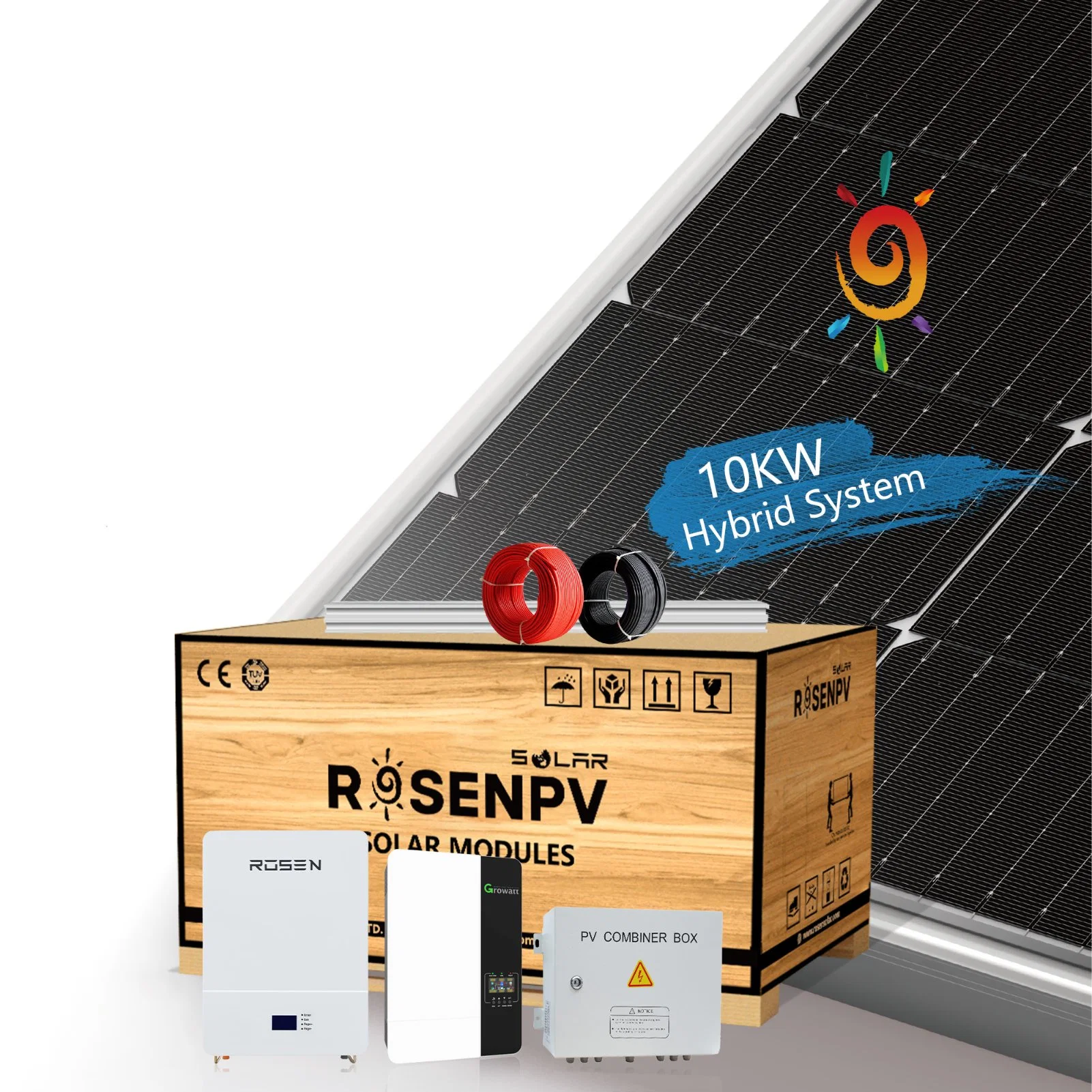 Precio Mayorista/Proveedor sistema Solar Inverter off sistema de energía de red 5kw 10KW 15kW Productos de Energía Solar