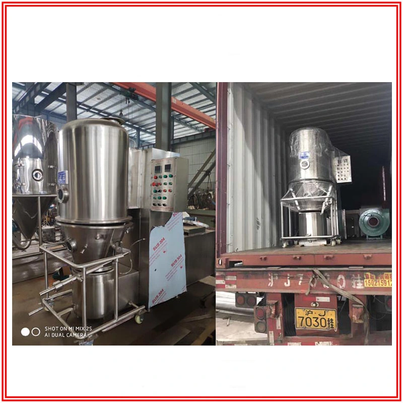 Food Grade High Efficient Fluid Bed Drying Machine for Powder and Granule Material