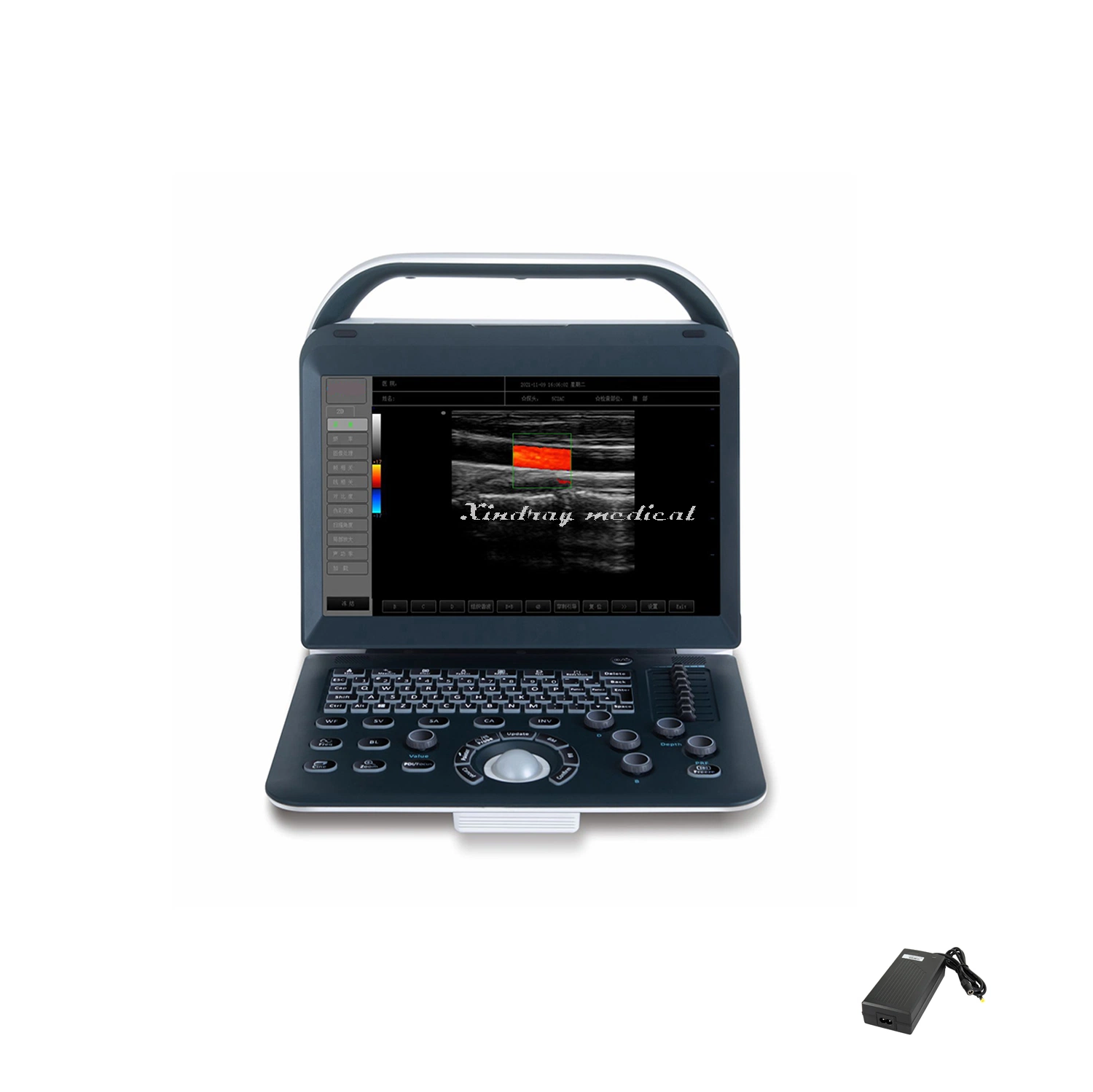 Cheaper Price with Probe Medical Digital Ultrasound System, Portable Laptop Ultrasound Scanner