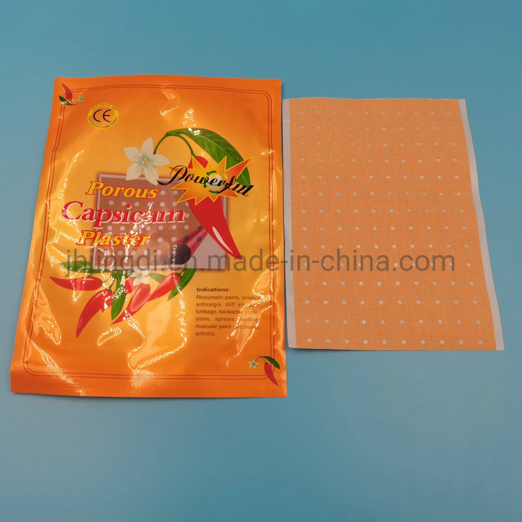 Capsicum Plaster Capsicum Plaster Wholesale/Supplier Capsicum Adhesive Plaster/Hot Chilli Rheumatism Plaster/Capsicum Plaster Sanitayaki