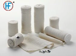 CE Approved Medical Crepe Plain Cotton Self-Adhesive Elastic Bandage with Spandex with OEM