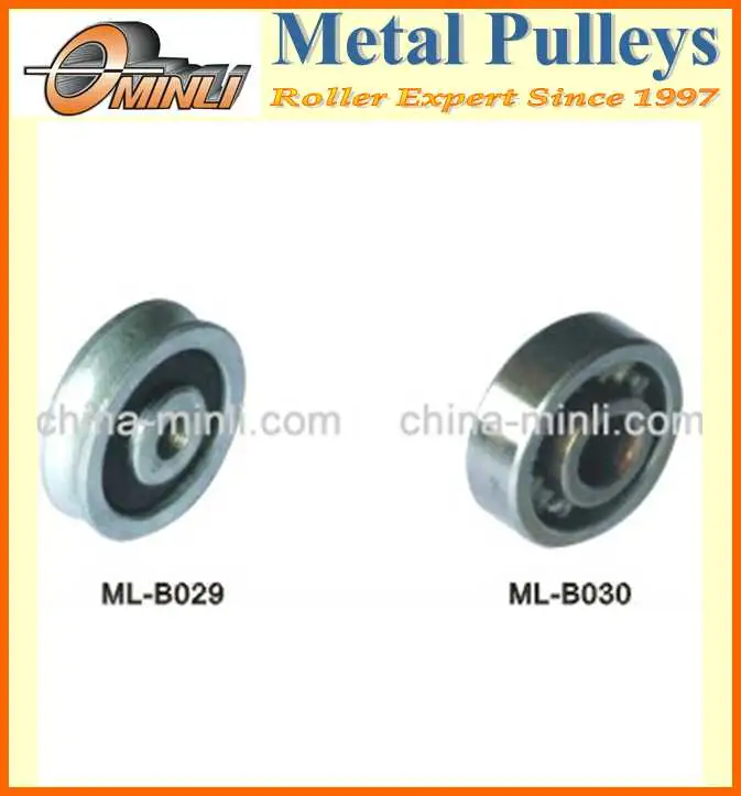 High Capacity Steel Roller Wheel with Ball Bearing Stamping Pulley