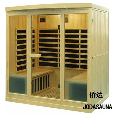 3-4 personas Sauna de infrarrojos lejos cabina Sauna de madera Sala de sauna para Venta