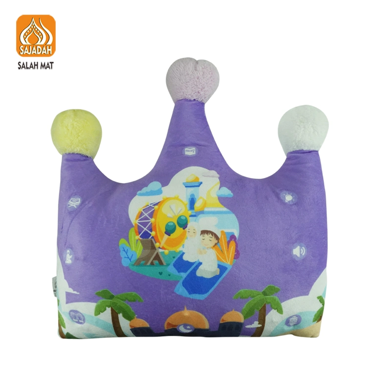 Les enfants produits arabe Po-Crown Coran Oreiller pour les enfants musulmans