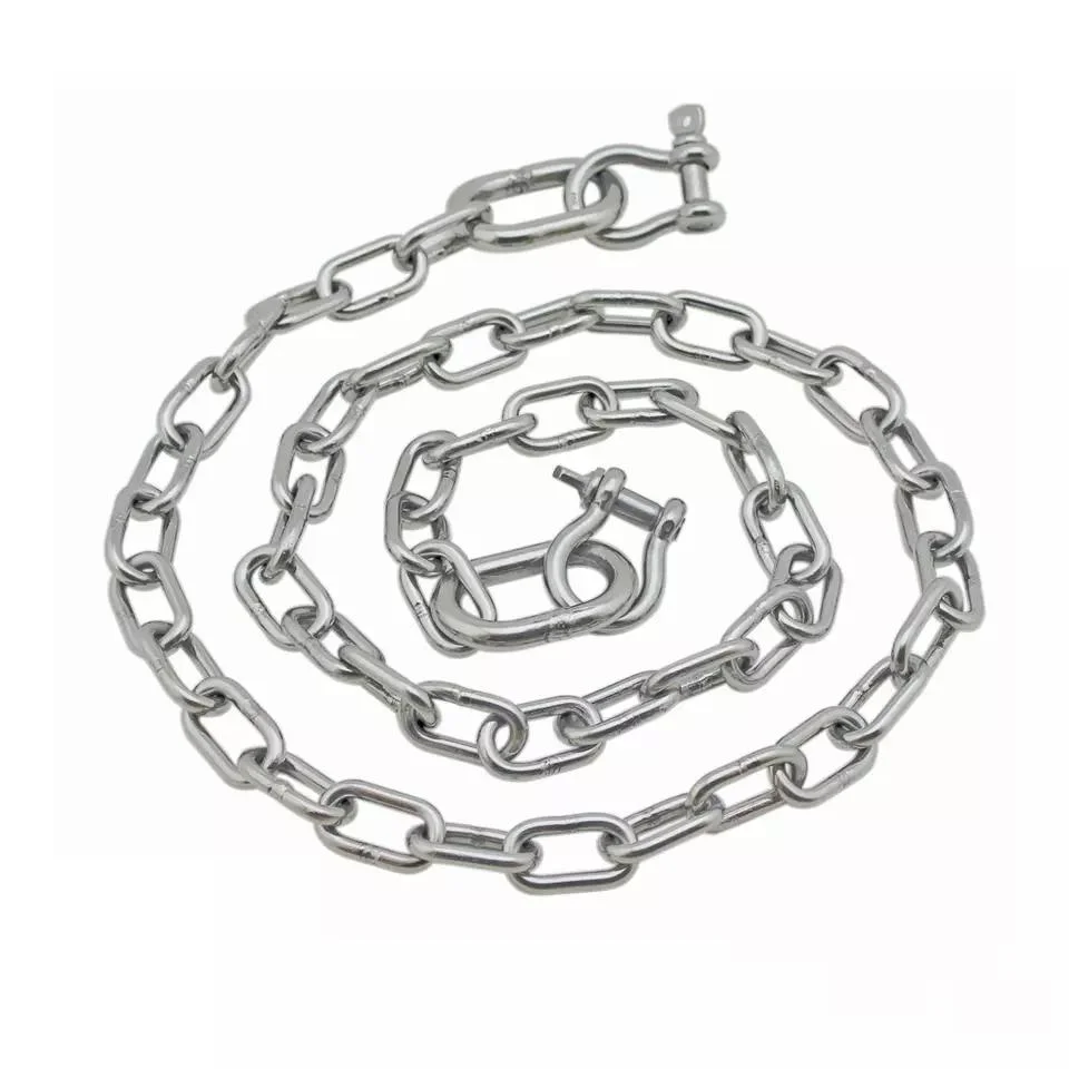 Kingslings SUS304/316 DIN763 Stainless Steel Long Link Chain