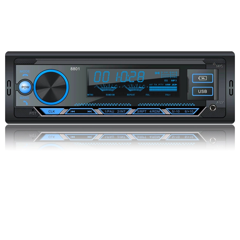 Автомобильная стерео многоцветные MP3-плеер Bluetooth Aux Вход SD USB автомобильной аудиосистемы