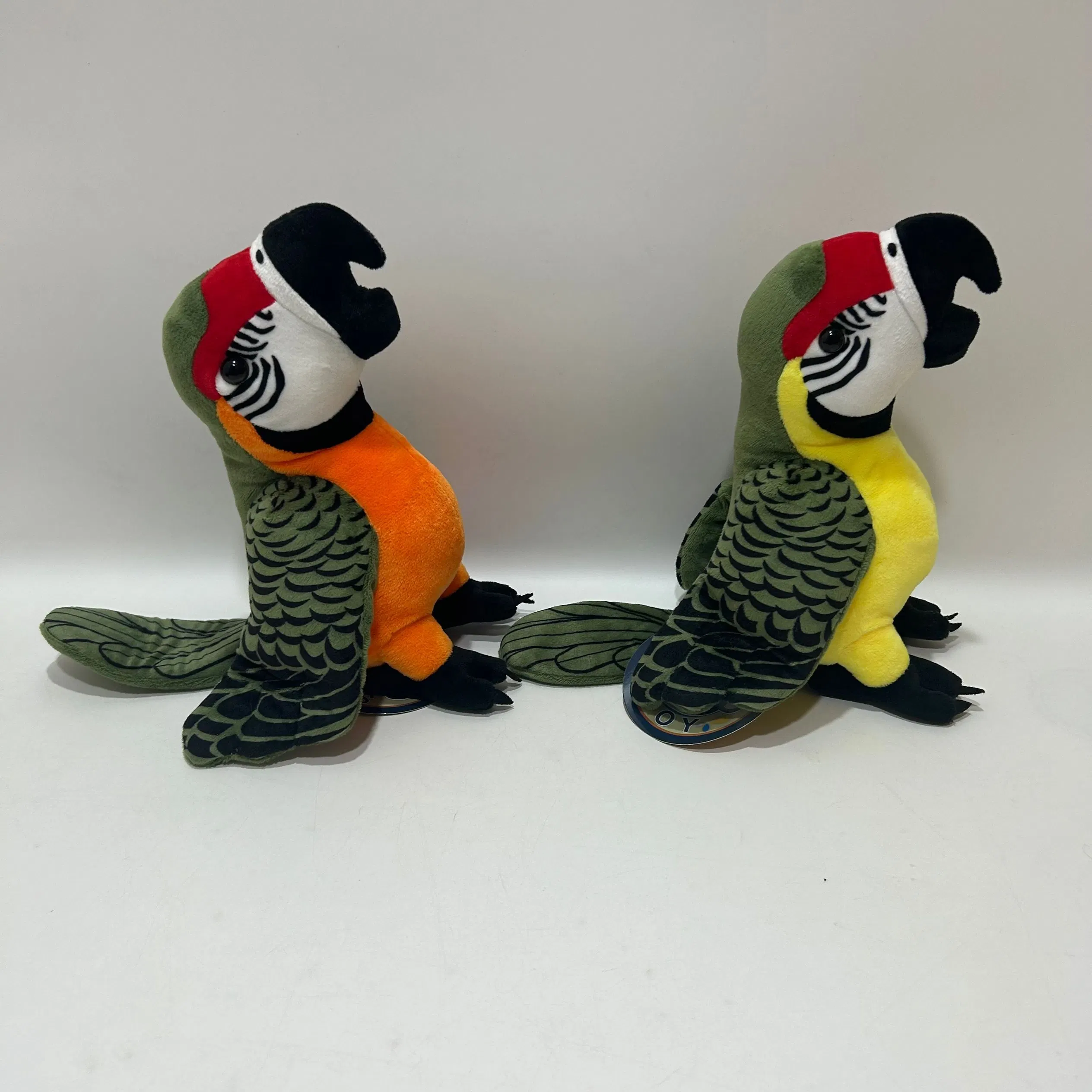 Nova Moda 2 cores Animal Stuffed Toy Parrot