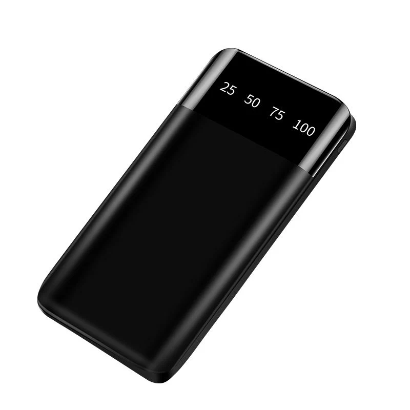 Large Capacity 10000mAh Power Bank Model with Input 5V 2A and Dual Output 5V 2.1A Portable Power Station Lithium Battery