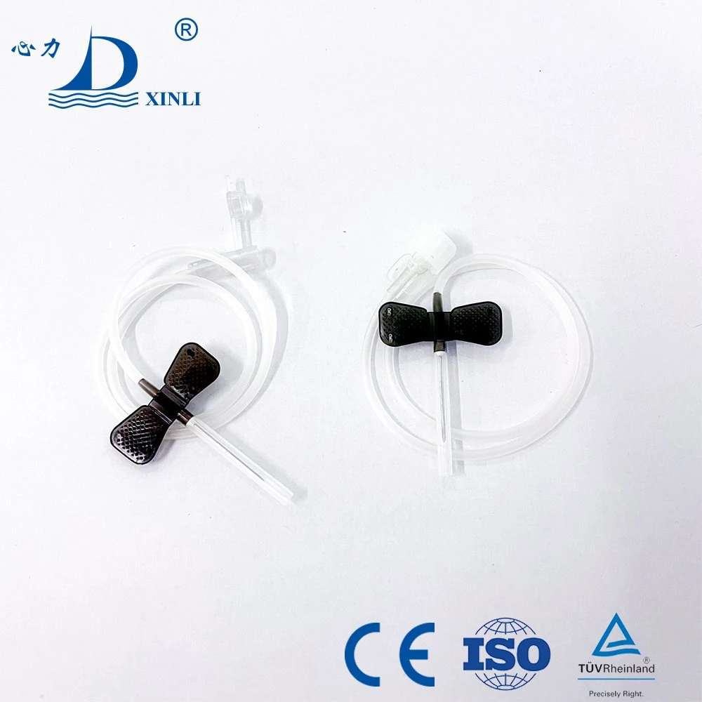 Disposable Medical Sterile Scalp Vein Set 18g-27g Butterfly Blood Collection Catheter Injection Syringe Needle