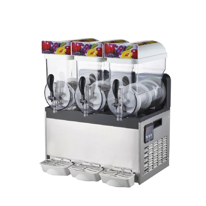 Comercial de fábrica Máquina Smoothie Tanque Dois Slush máquina de gelo 12L para Snack-bar