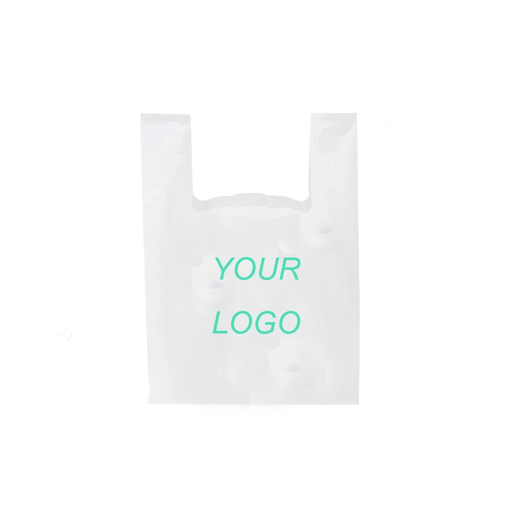 Biodegradable Resin PLA Pbat Carrier T-Shirt Bags Plastic Biodegradable Materials