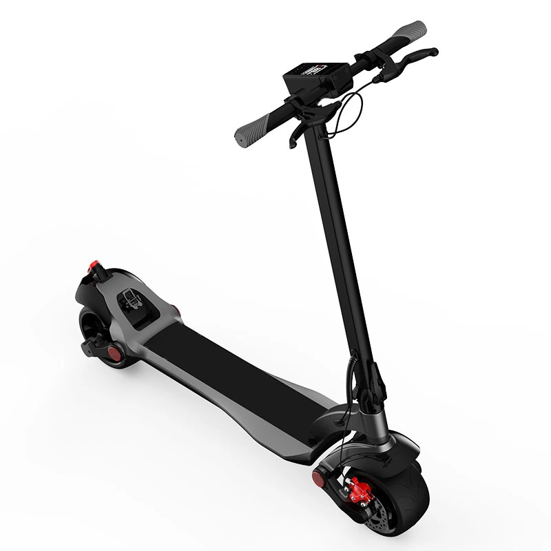 8 Inch Electric Scooter Solid Wide Tire off-Road E-Scooter Dual Disc Brake Smart Two Wheels Kick Electric Scooter for Adult