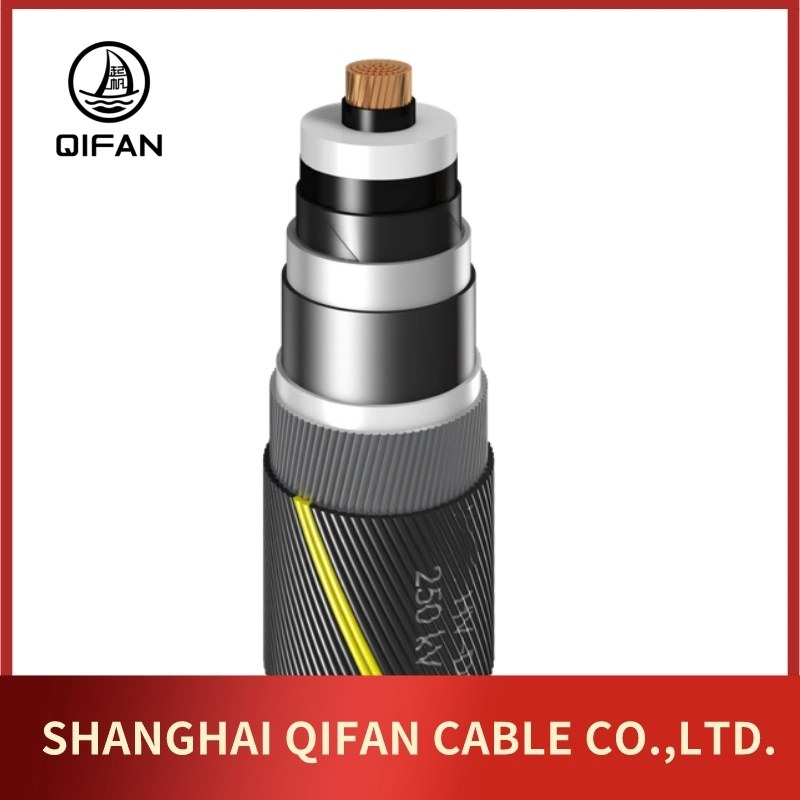 Single Core XLPE Optical Fiber Submarine Cable