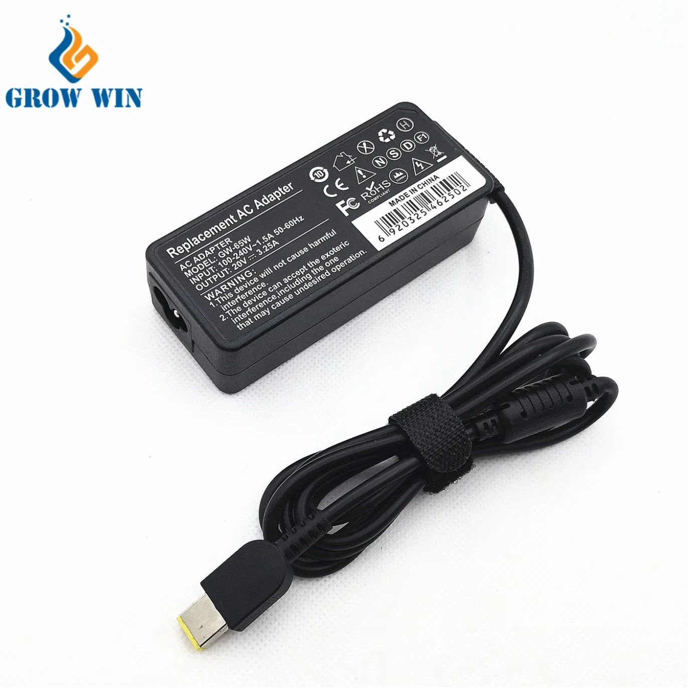 Original Quality USB Pin Laptop Adapter for Lenovo HP DELL Toshiba Asus Sony Acer Samsung Apple MacBook Microsoft Notebook Laptop AC DC Power Adapter Factory