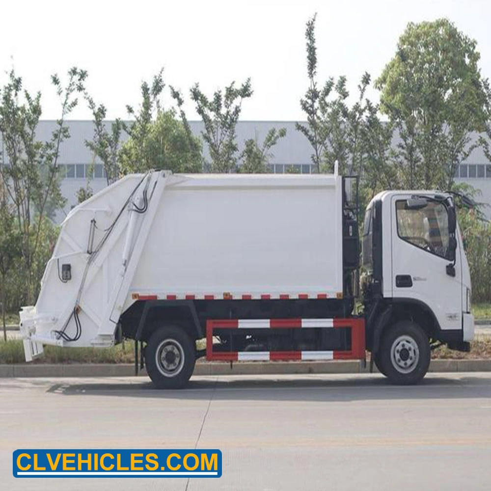 Foton 4X2 8cbm 120 CV de vehículos de recolección de basura camión compactador de basura