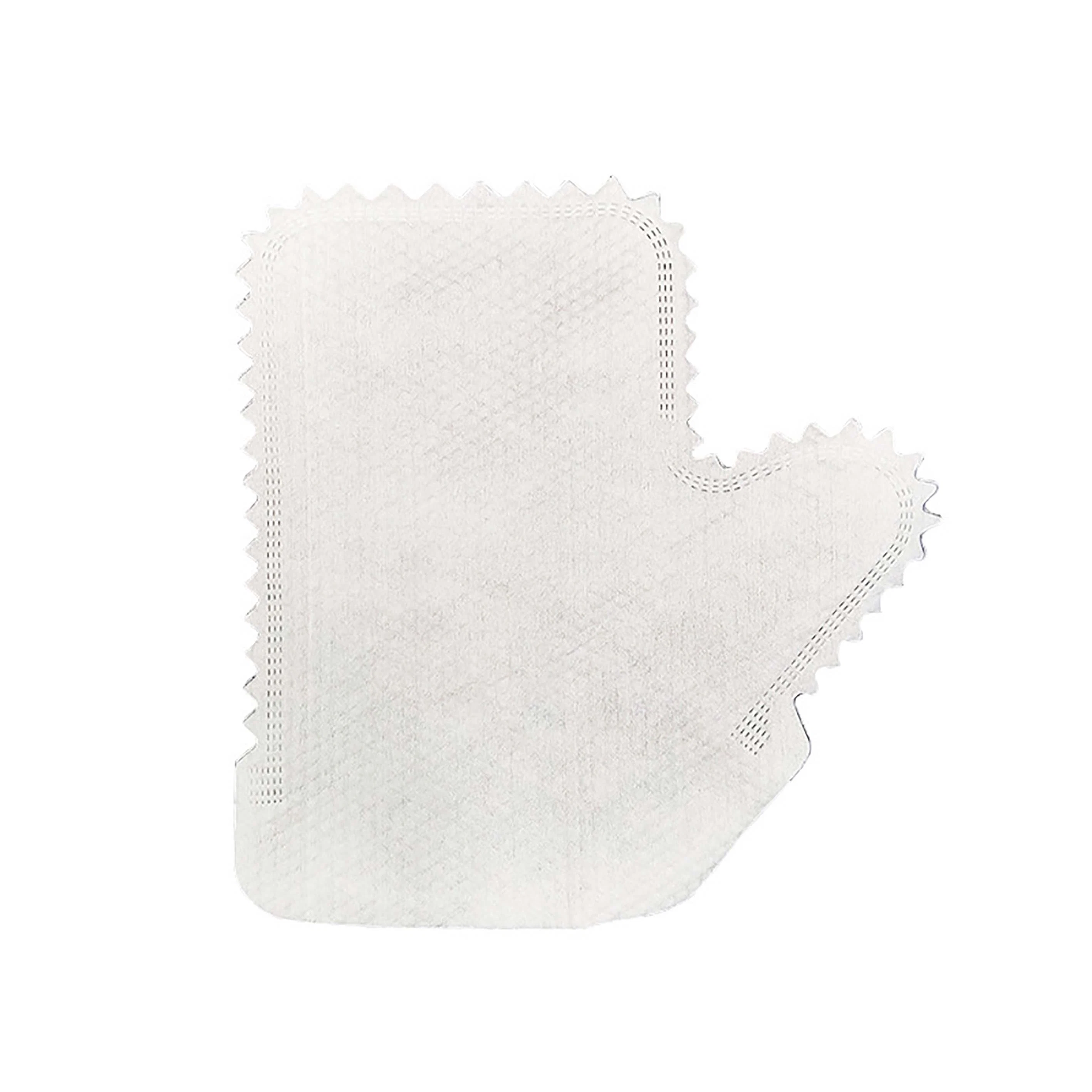 60 Pièces Microfibre Blanche d'époussetage mitt gants de dépoussiérage en microfibre