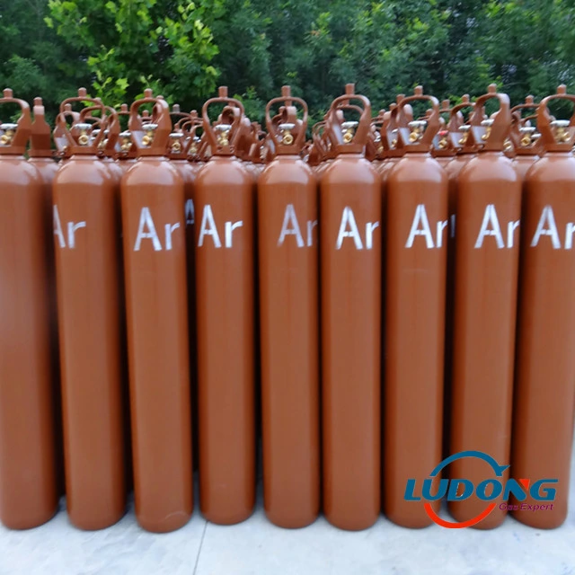 Argon Gas Filling in 40L /50L ISO9809 / Tped Gas Cylinders