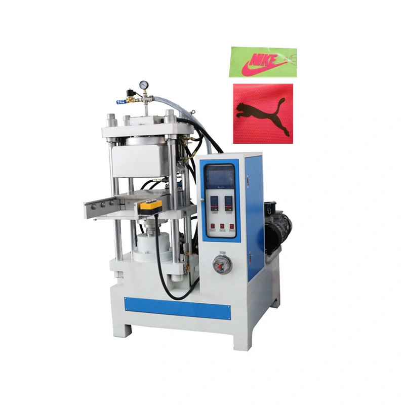 3D Fabric Logo Label Embossing Machine Silicone Heat Transfer Label Printing Machine