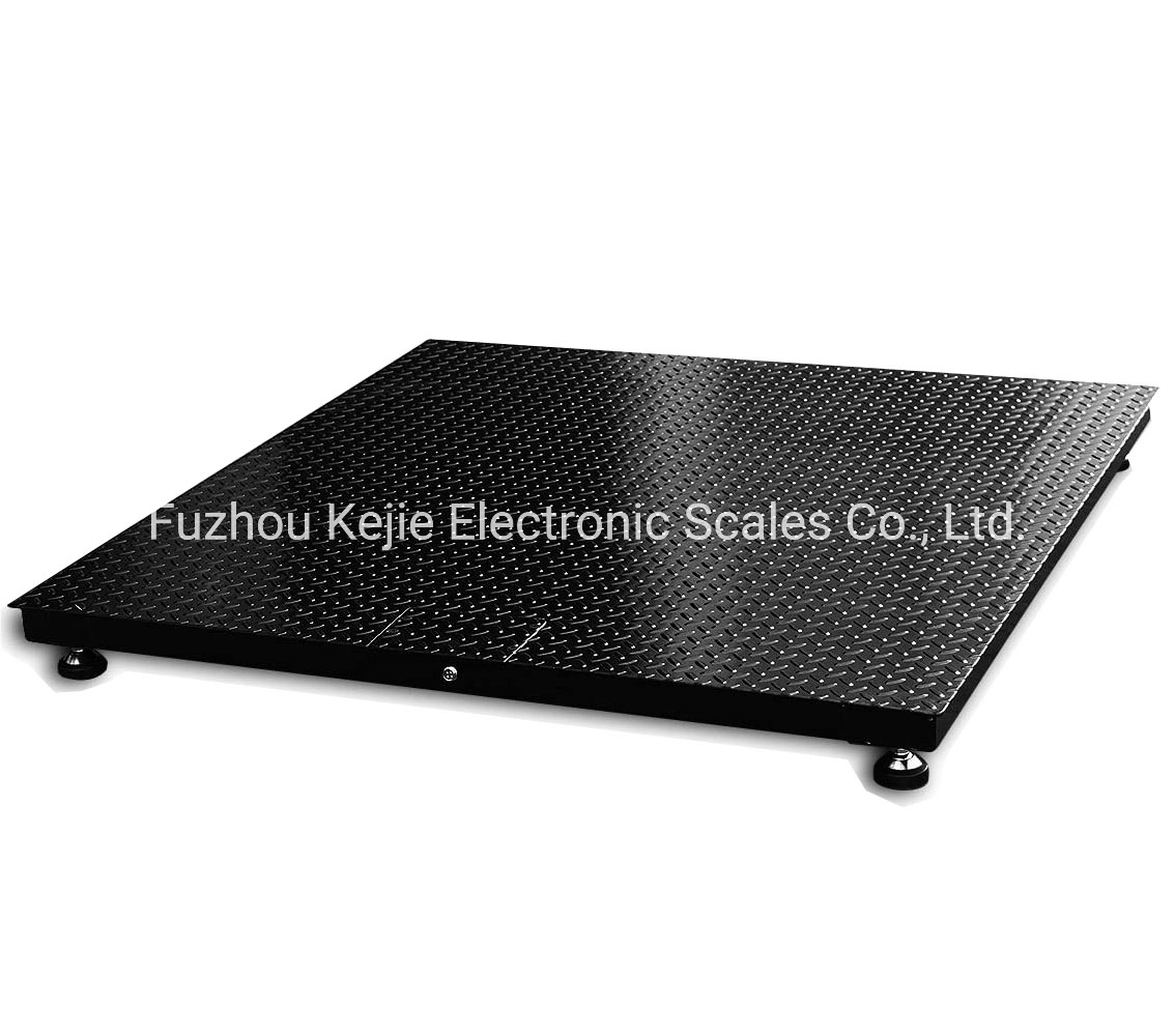 China Kejie Weighing Factory 5t 1.5X2m Digital Floor Scale with Display for Industrial Weighing