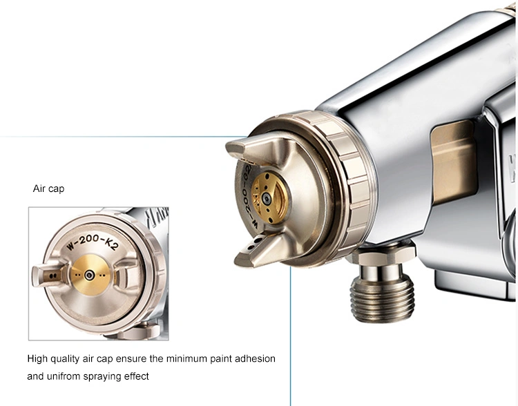 WA101/ Wa200 Automatische Spritzpistolen, pneumatische Druckzufuhr Automatische Spritzpistole für Leder Industrie