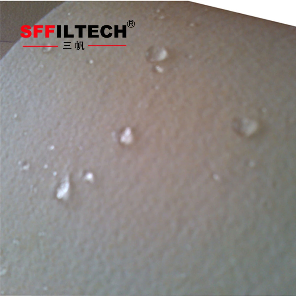 Water / Oil Repellent 500GSM Polyester Needle Felt Filter Material for Cement Plant