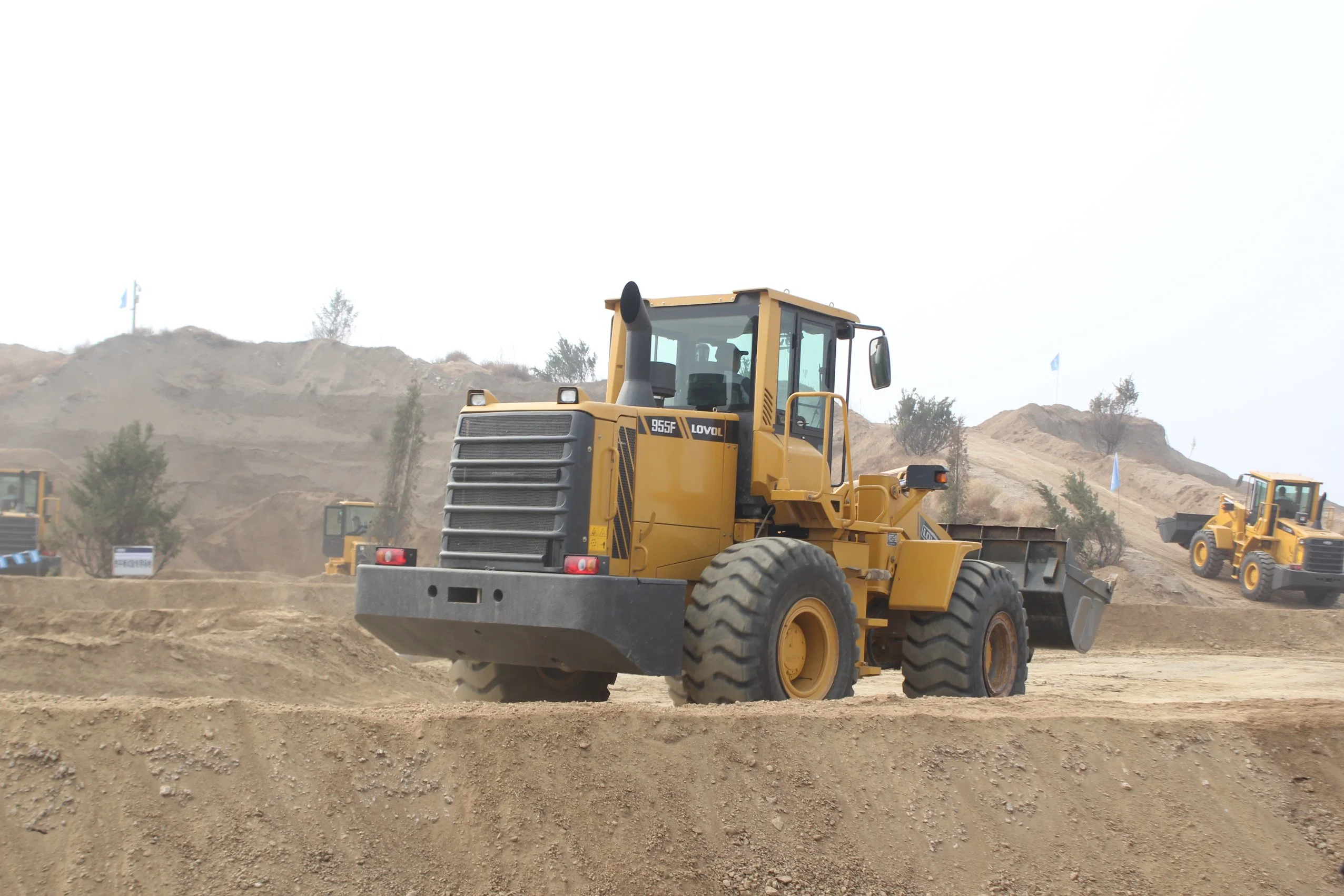 Foton 5t 3m3 nuevo de la cuchara cargadora de ruedas con motor Weichai FL955 maquinaria de construcción