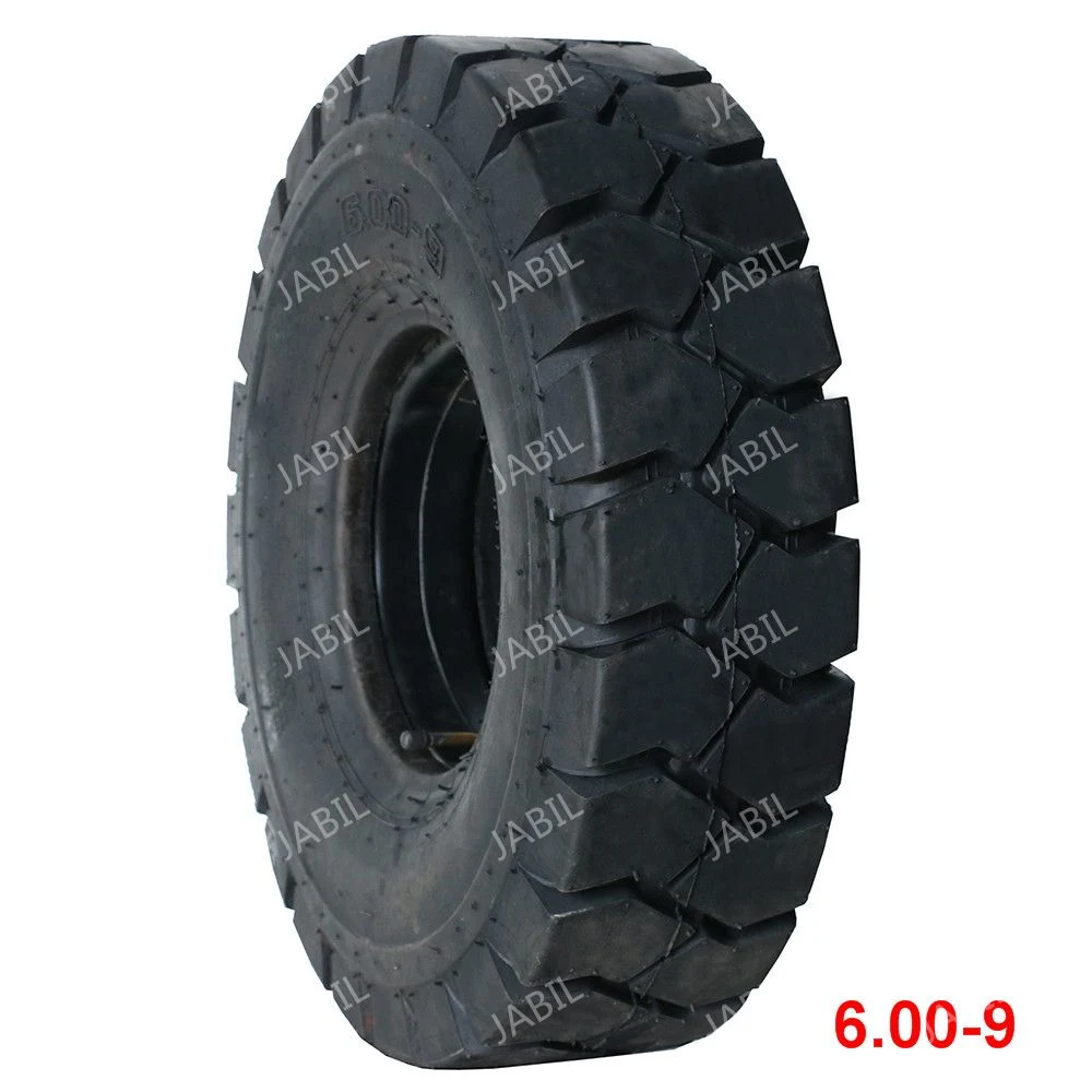 Wholesale/Supplier 6.00-9 Pneumatic Cushion Tyre for Forklift Trailer Parts off Road OTR Heavy Duty Equipment Industrial Forklift Tire