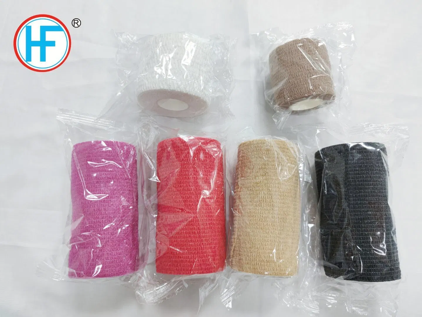 Mdr CE Popular Free Sample Factory Direct Supply Waterproof Elastic Non-Woven Cohesive Bandage