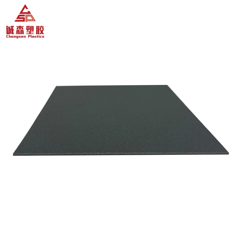 1mm 2mm 3mm Textured Black ABS Material Plastic Sheet for Vacuum Forming