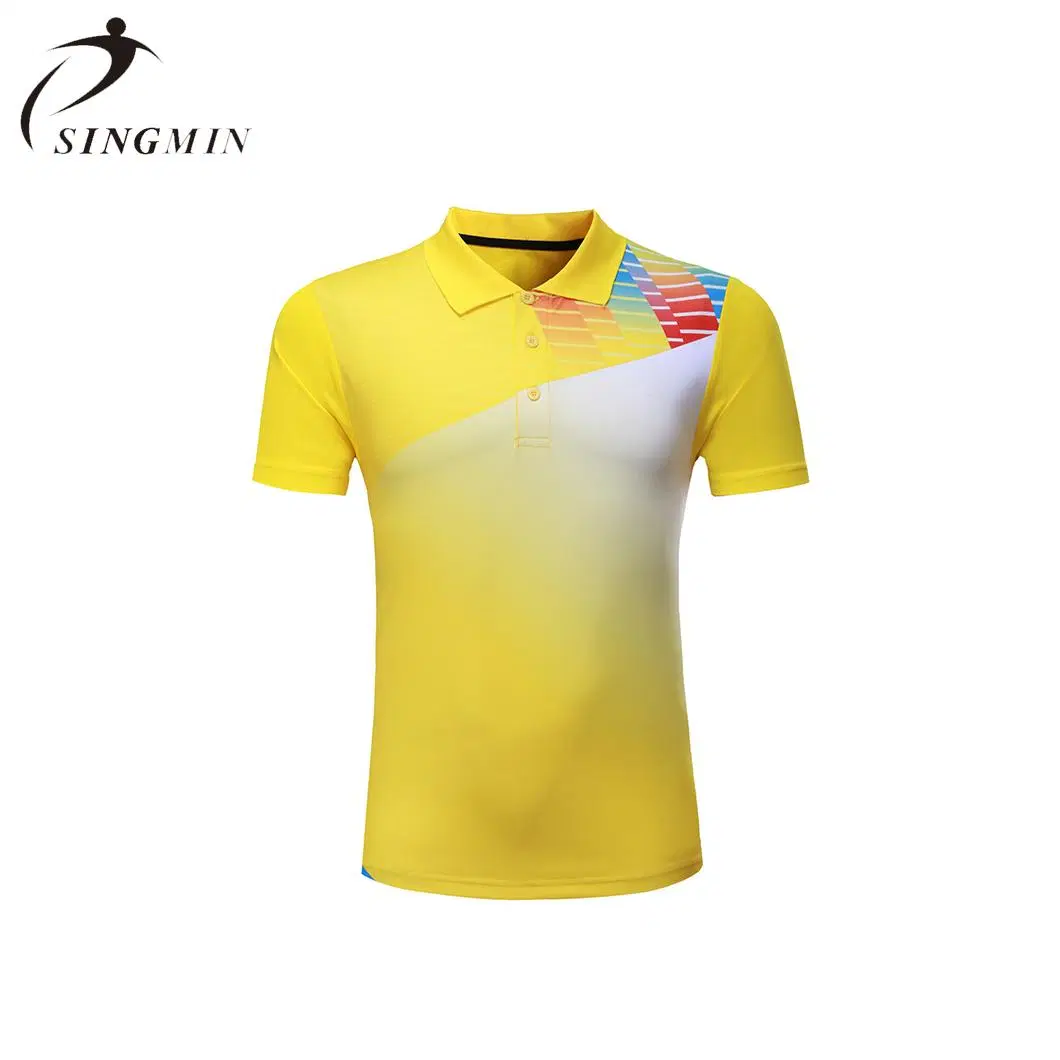 Unisex Polo Shirt Sublimated Badminton Polo Shirt