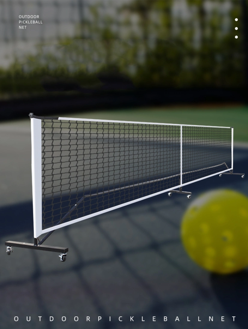 Портативная система Pickleball Net, разработанная для любых погодных условий с устойчивой металлической рамой и прочной полиэтиленовой сеткой