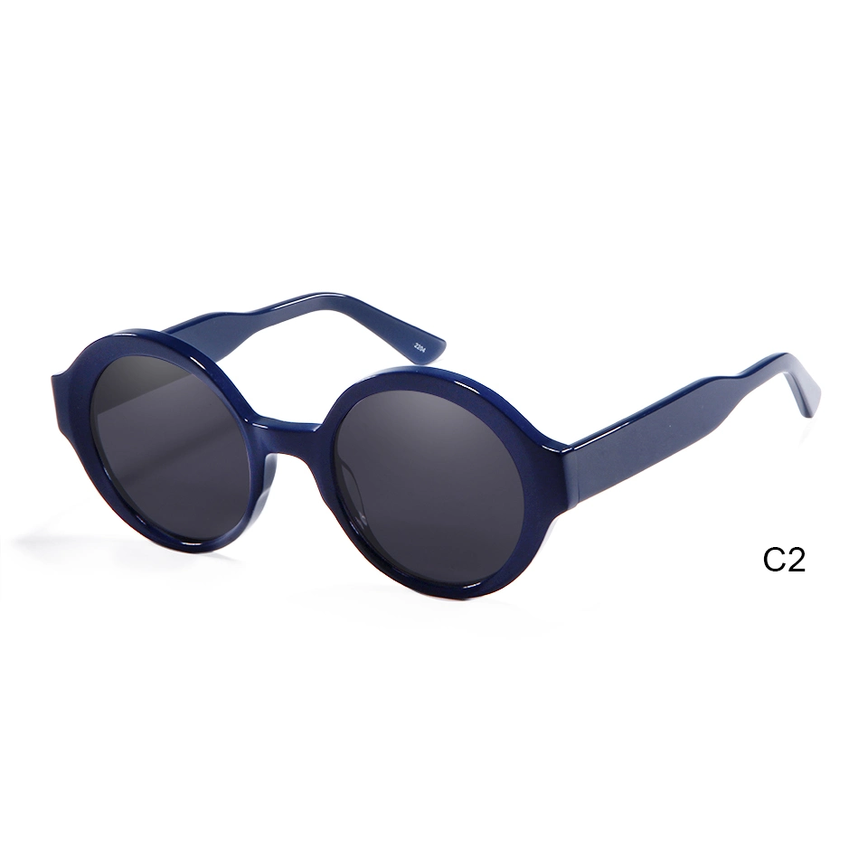 Gafas de sol de gran tamaño de la Moda Mujer Círculo de forma redonda gafas de sol para las mujeres grandes Cr39 Sunglasse UV400