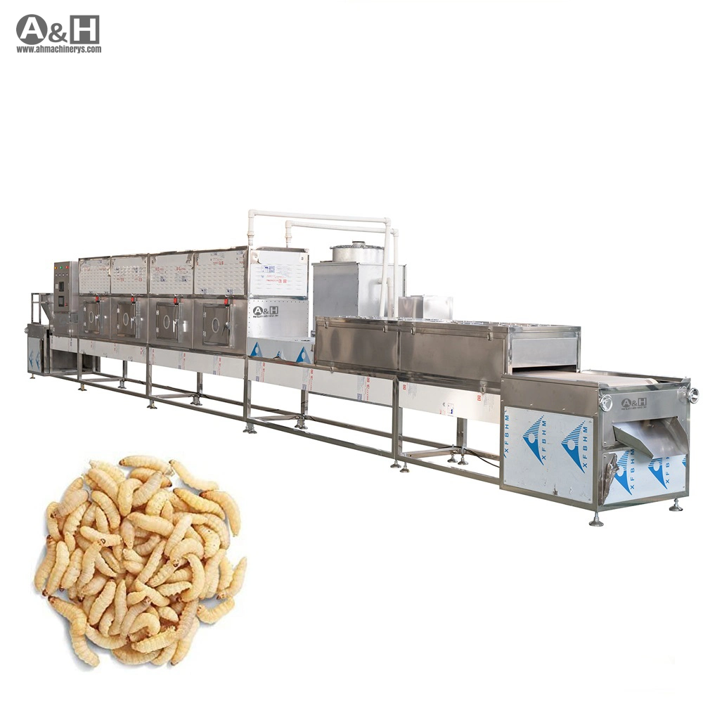 Microwave Drying Sterilization Machine for Snack Food Agricultural Products Fish Slice