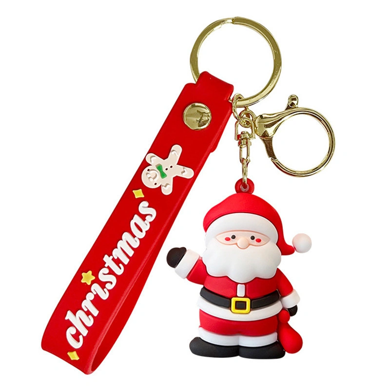 Christmas Keychain Pendant Cartoon Cute Creative Car Key Pendant Bag Pendant Small Gift