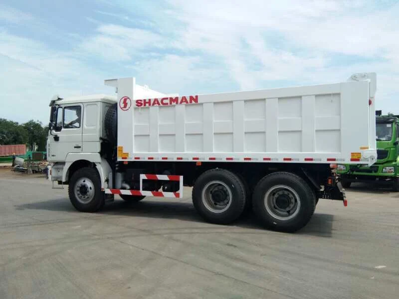 China Shacman New 6X4 10 Wheel Heavy Duty Dump Truck Telescopic Hydraulic Cylinder
