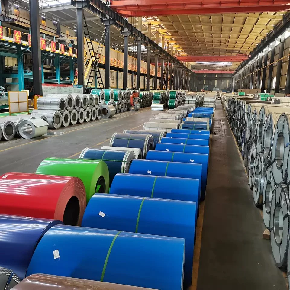 SGCC Dx51d Cold Rolled PPGI PPGL PVDF PE Color Coated Prepainted Hot Dipped Galvanized Aluminum Zinc Steel Coil Plate Sheet Price for Corrugated Roofing Sheet