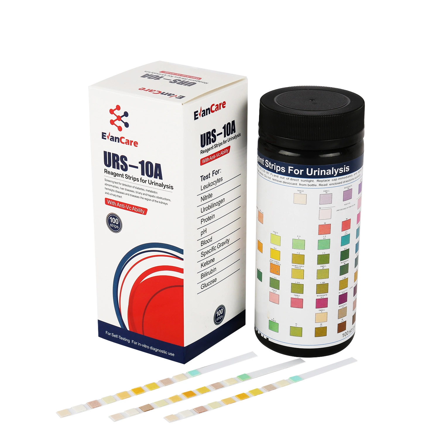 Evancare Urine Analysis Strip