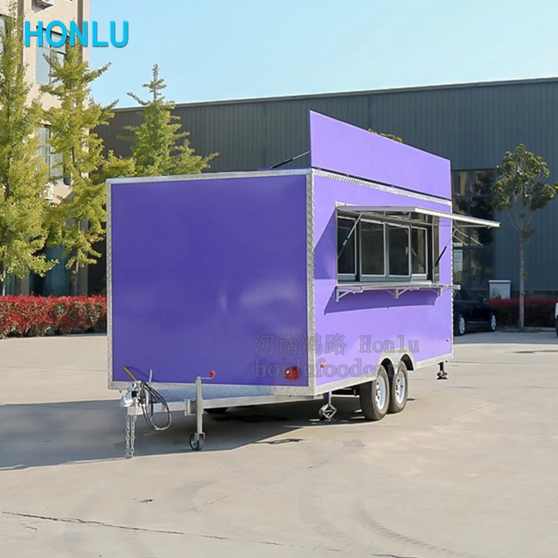 Mobile Food Trailer Austrailan Fully Equipped Fried Chicken Food Trucks Coffee Food Cart with Kitchen