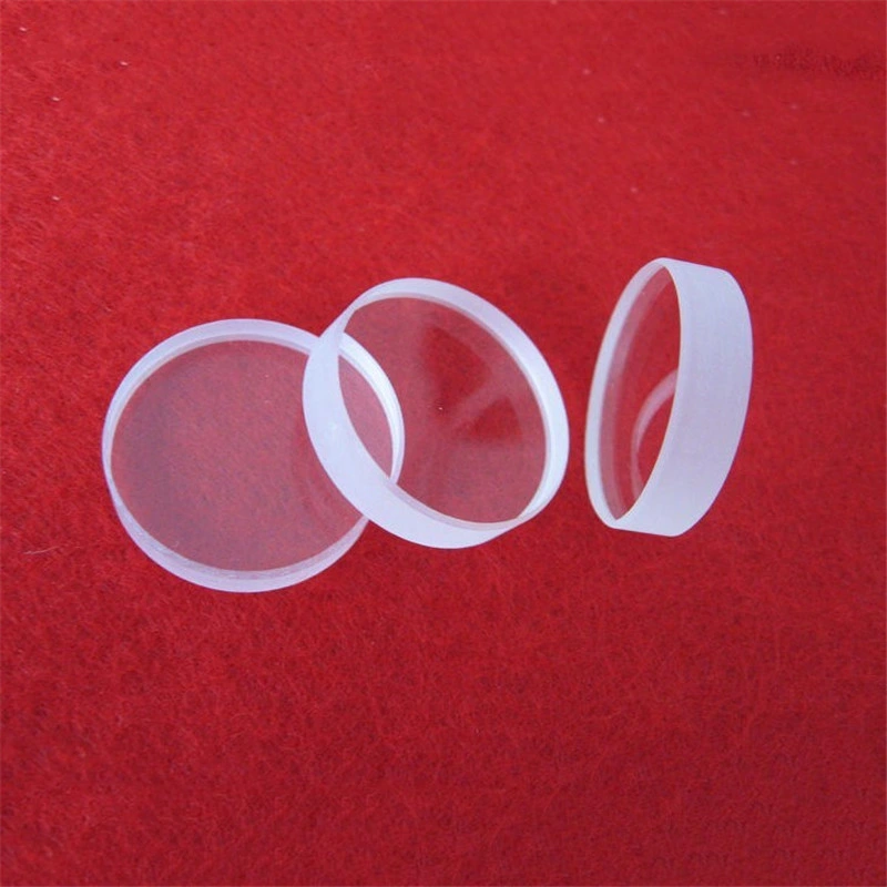 Jgs1 Jgs2 High UV Transmission Customize Optical Clear Fused Silica Discs Transparent Quartz Glass Lenses