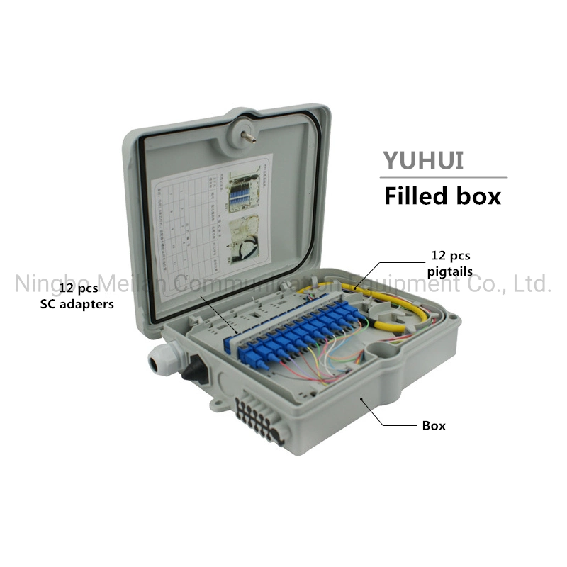 Waterproof 12 Core Pigtail Type Wall Junction Box Terminal Box Distribution Box