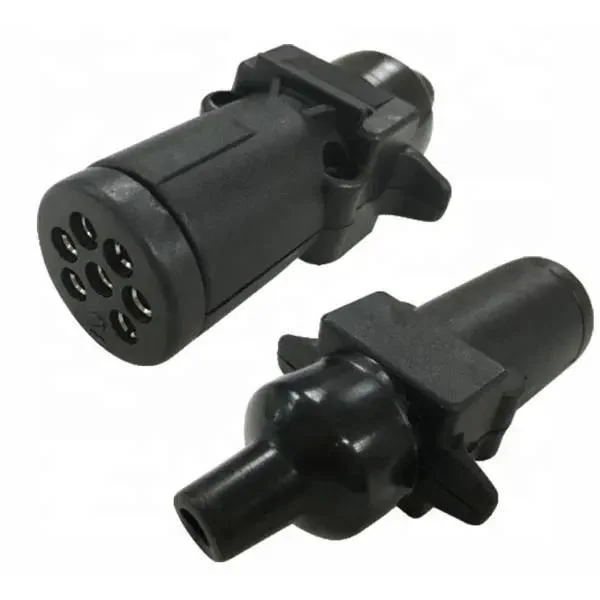 Australia 7 Pin 7 Way 12pin Trailer Small Round Plug Socket Trailer Connector