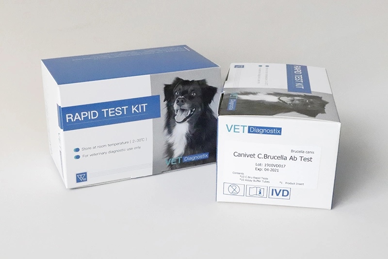 Enfermedad de la brucelosis Brucella Canis Canine Brucella Antibody Rapid Diagnostic Test Prueba veterinaria