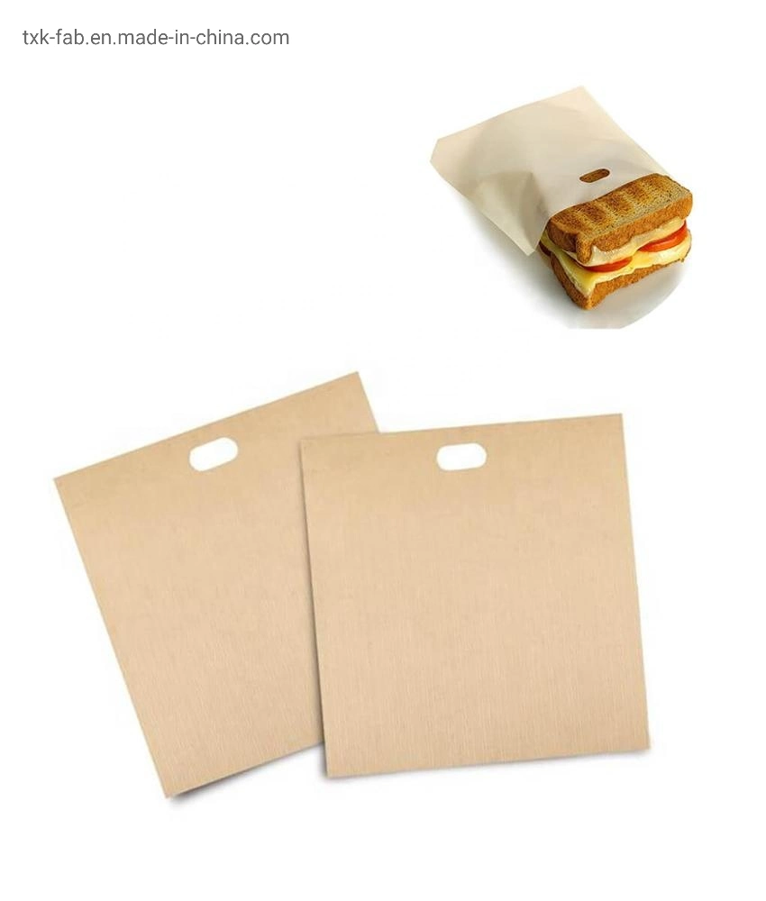 Custom Size PTFE Fabric Non Stick Reusable for Toaster Bag