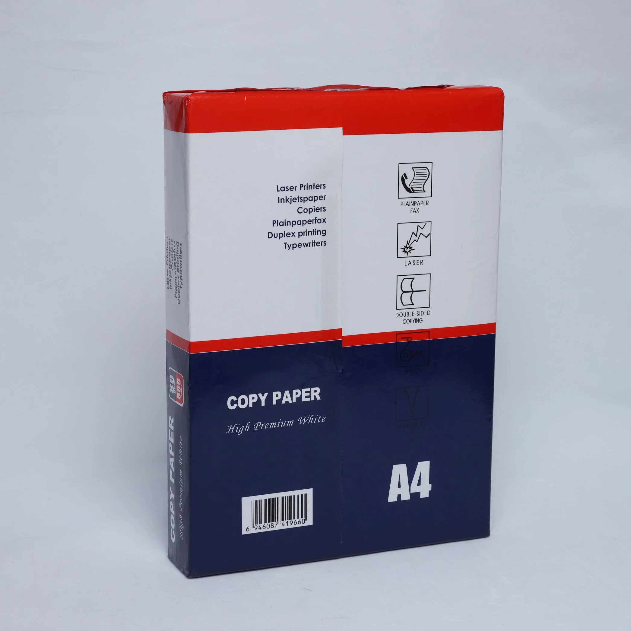 Free Sample Wholesale/Supplier OEM 100% Wood Pulp A4 Copier Paper 80GSM 75g 70GSM Letter Legal Size 8.5"X11" Bond Copy Paper Writting Photocopy Paper for Office School